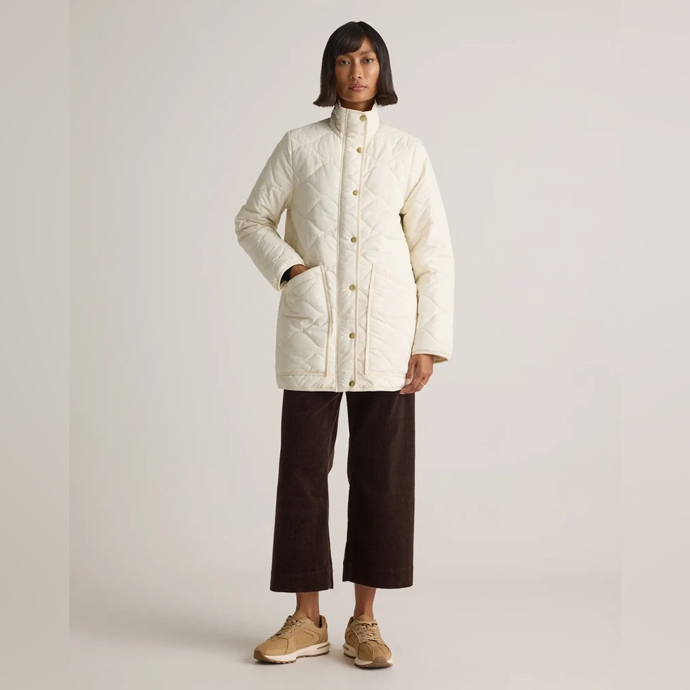 Quince Featherless Quilted Long Puffer Jacket - Picture 3 of 6